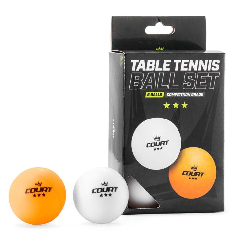 Court Pingisbollset 3-star 6st