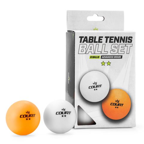 Court Pingisbollset 2-star 6st