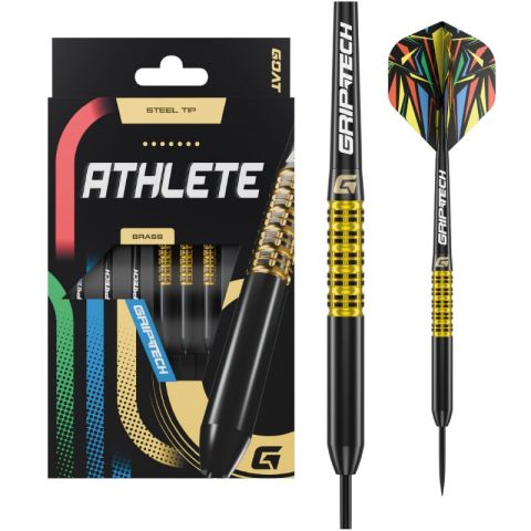 Goat Athlete brass 12g Dartpilar Gul