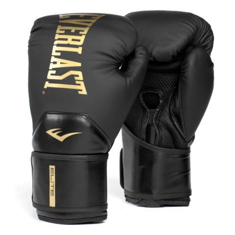 Everlast Elite 2 Boxningshandskar (svart/guld)