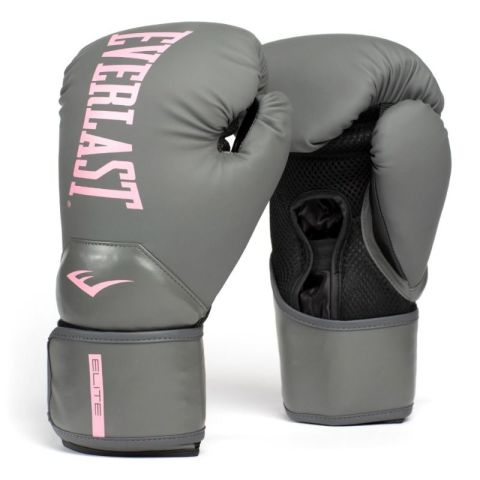 Everlast Elite 2 Boxningshandskar (grå/pink)