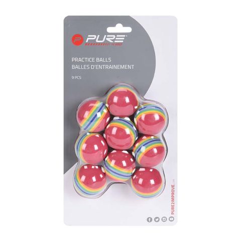 Pure Golf Träningbollar Foam 9 st