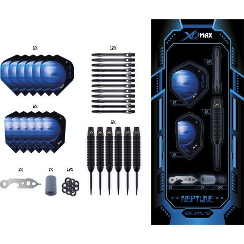 XQ Max Steel tip Dartpilar set 22g