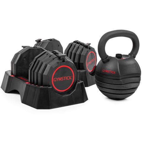 Gymstick QL Hantlar och Kettlebell Viktset 58,5kg