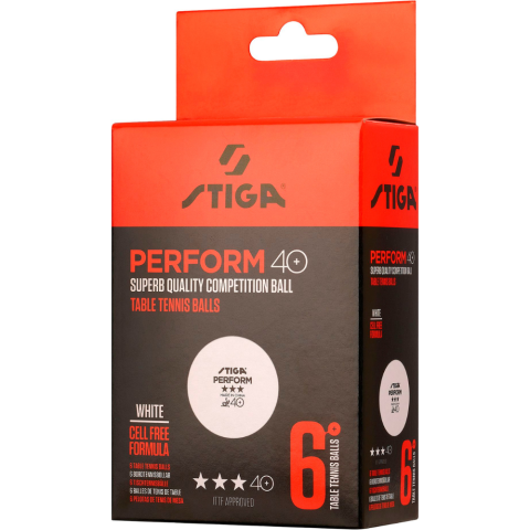 Stiga Perform Bordtennisbollar 3-Star (6 st)