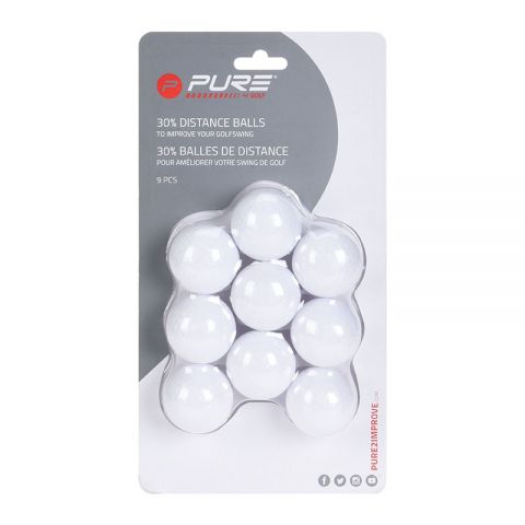 Pure Golf 30% Träningbollar 9 st