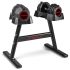 Gymstick Quick-Lock Hantlarpaket med Hantelställ 45kg