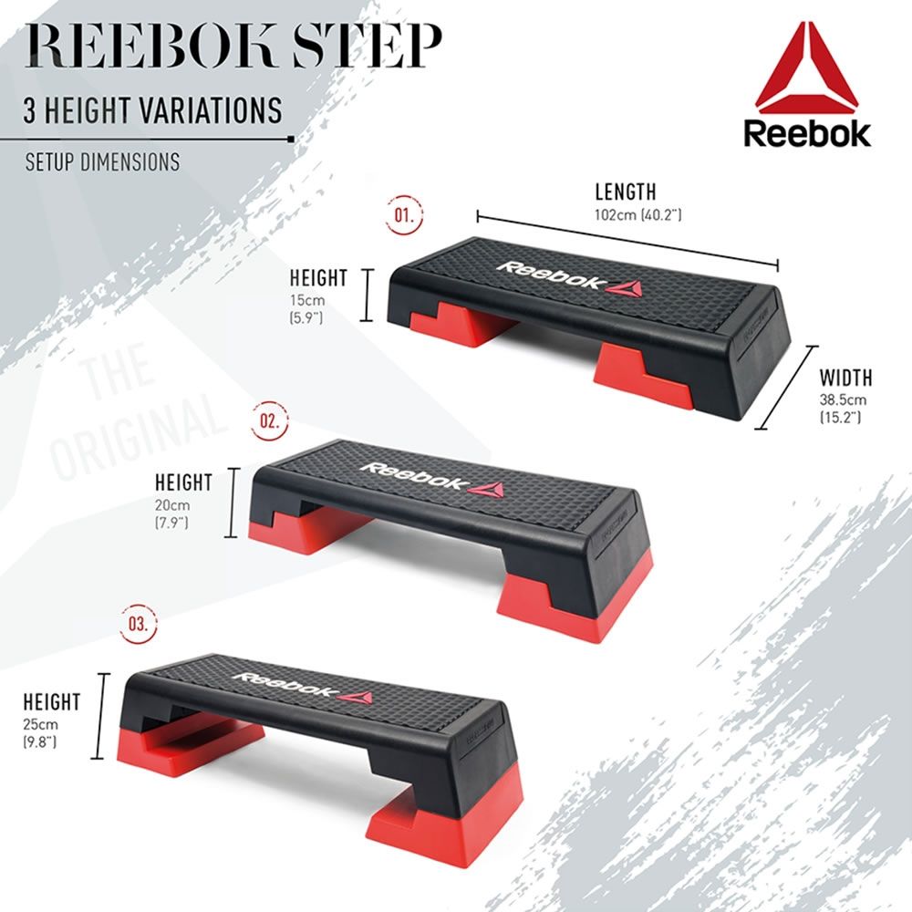 Reebok delta steppilaudan koot